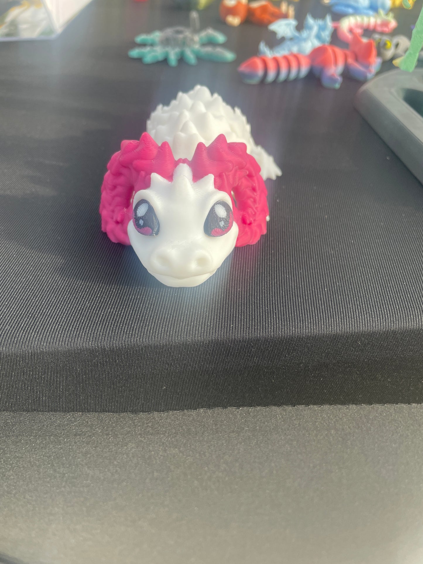 29 Pink &White  dragon