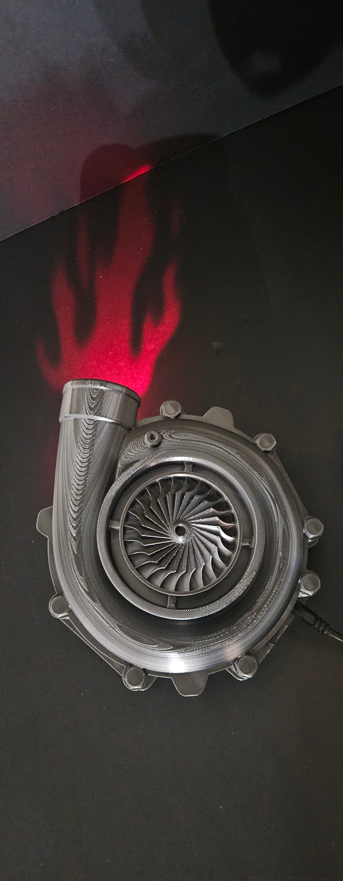 Turbo Inferno Custom Wall Light